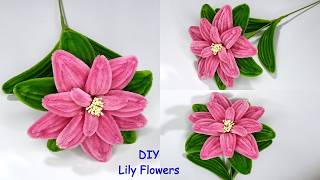 How to Make a Pipe Cleaner Lily Flower | Easy DIY Tutorial