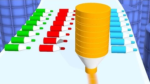 Crayon Rush 3D - All Levels Gameplay Android, iOS