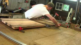 Industrial style console tables - made by tim sway perspectives