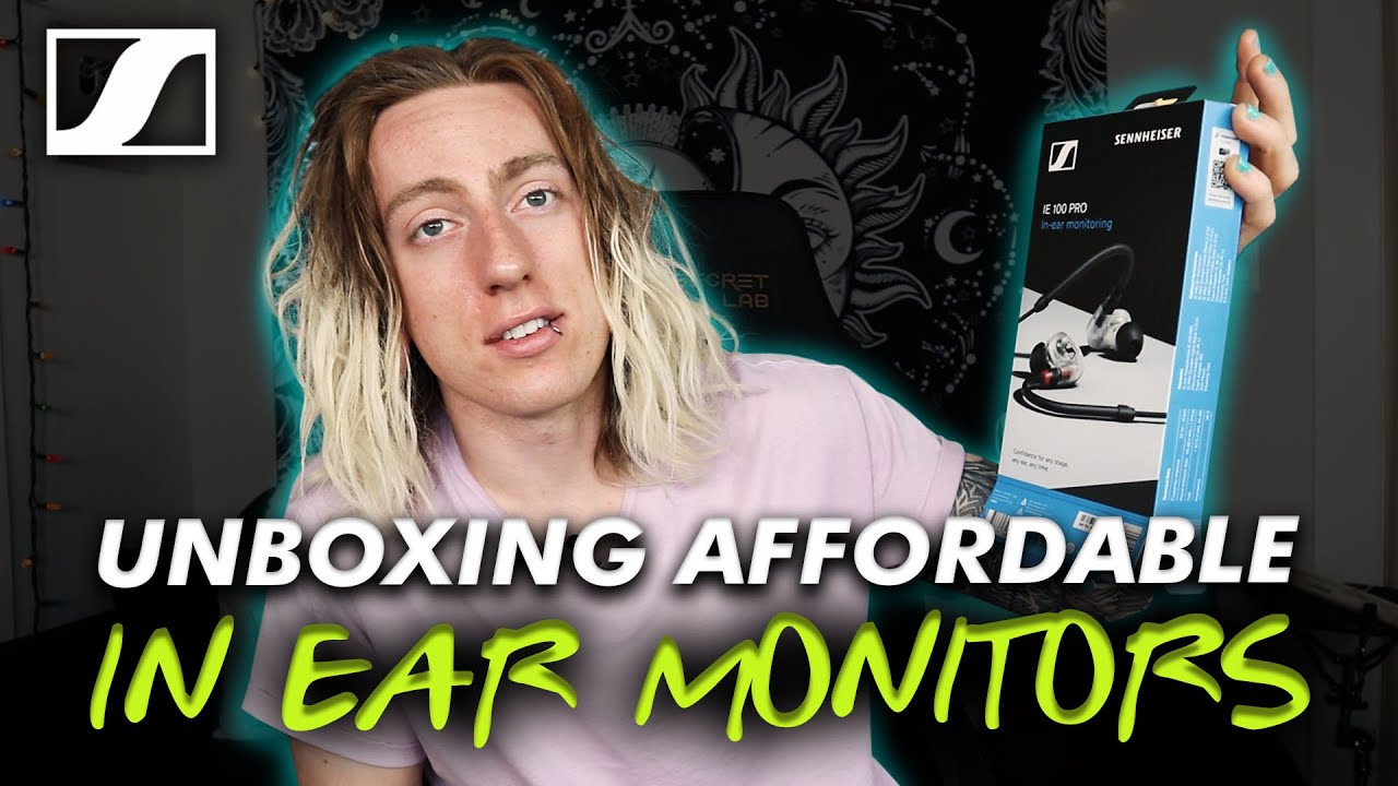 Unboxing New Sennheiser IE 100 In Ear Monitors! (Affordable In Ear