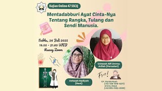 Download Lagu Kajian Online 47 SSCQ | Mentadabburi Ayat Cinta-Nya tentang Rangka, Tulang dan Sendi Manusia MP3 Download Lagu Kajian Online 47 SSCQ | Mentadabburi Ayat Cinta-Nya tentang Rangka, Tulang dan Sendi Manusia MP3