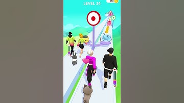 #shorts BESTIE Run😋🌙🌈 - 3D Games #Gameplay#Mobilegame All Levels Gameplay (iOS & Android)