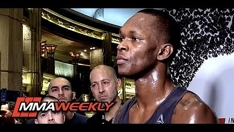 Israel Adesanya on Brad Tavares: 'It's a Different Breed He's Messing With' (TUF 27 FULL Scrum)