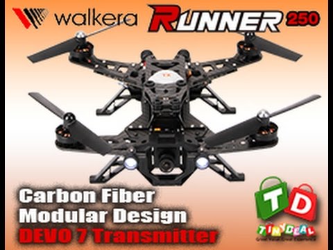 Walkera Runner 250 RTF FPV Quadcopter Devo7 Review From TinyDeal