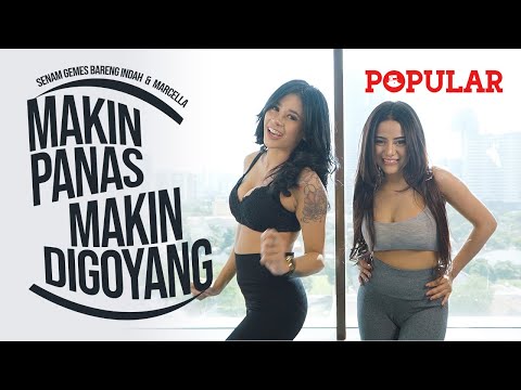 SEMAKIN PANAS SEMAKIN DIGOYANG.. |  SENAM GEMES - MARCELLA & INDAH