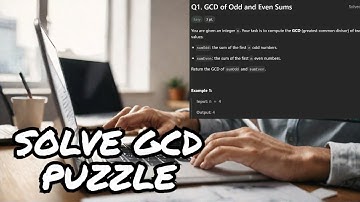 How to Solve ‘GCD of Odd and Even Sums’ in Java | LeetCode Easy Explained