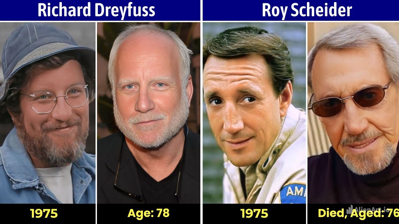 Jaws (1975) Cast Then and Now | How the Actors Have Changed