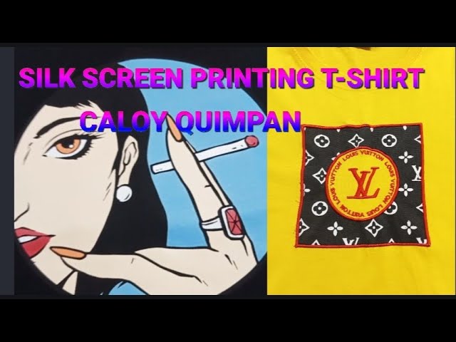 SILK SCREEN PRINTING T-SHIRT #CALOYQUIMPAN class=