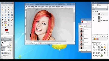 Avril Lavinge: Vampire Transformation (GIMP 2.8)