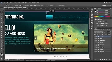 creating the navigation bar psd to html project 1 part 6