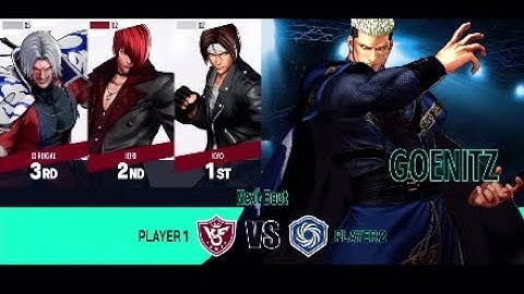 The King of Fighters XV (PS4) Kyo, Iori and Omega Rugal Boss Challenge: Goenitz