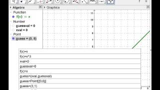 Creating Coordinates in GeoGebra Using Dynamic Numbers