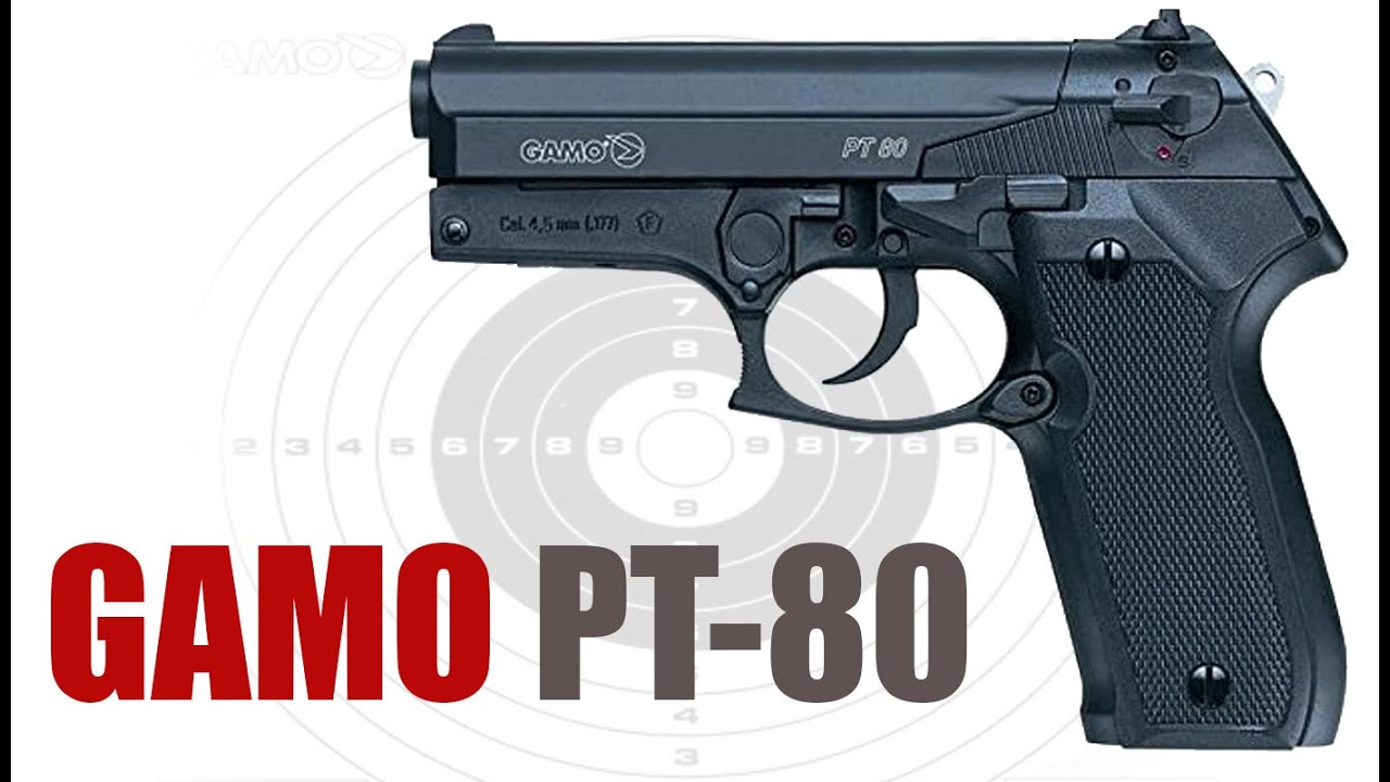 Pistola Gamo PT-80 - Pistola Potente y Precisa de Aire Comprimido