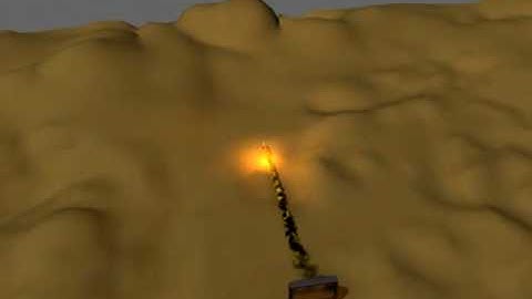Maya 2010 3D Rocket Animation test - Camera 1