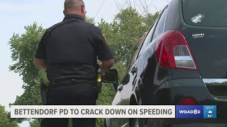 Bettendorf Police cracking down on speeding drivers by WQAD News 8 166 views 11 hours ago 1 minute, 57 seconds