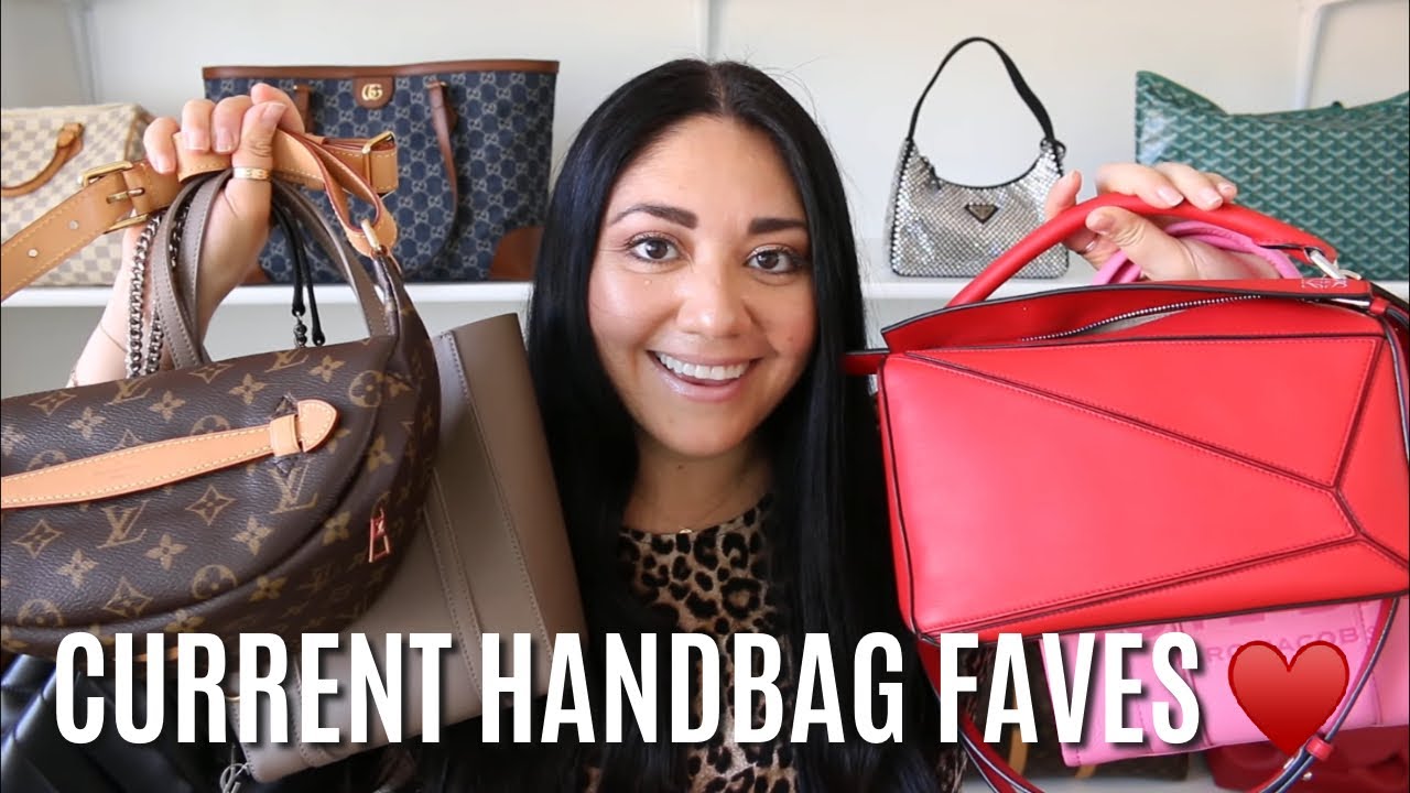 CURRENT HANDBAG FAVES: LOEWE, BALENCIAGA, LOUIS VUITTON, CHANEL