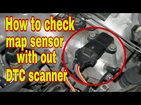 How to check map sensor with out scanner / How to diagnoise map sensor ...
