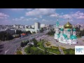 Аэросъемка Омска в день 300-летия