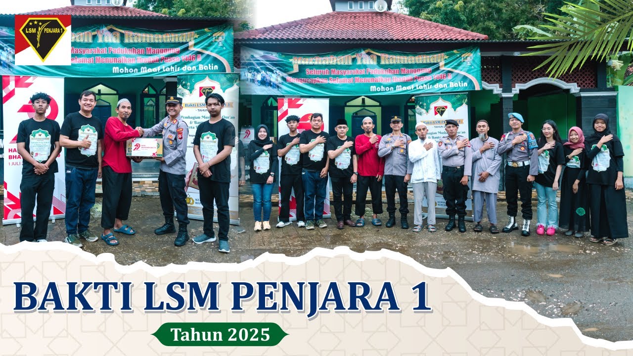 📍 Masjid Al Amin – Titik 10 dari 27 | 🤝 LSM PENJARA 1 & POLRI di Peringatan Hari Bhayangkara ke-79