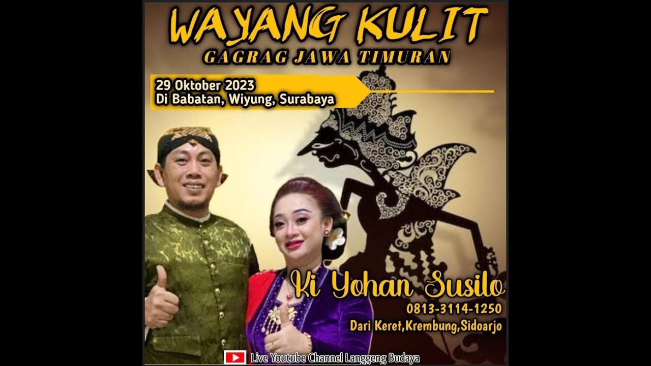 #jekdong #live Ringgit Purwa JawaTimuran Ki Yohan Susilo Lakon 