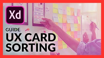 UX Card Sorting on Adobe XD Tutorial for Beginners | Free UX UI Design Course
