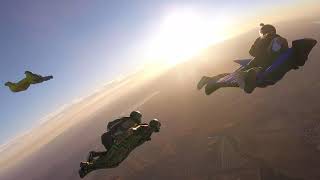 Five Wingsuit Rodeos