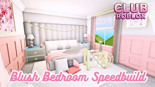 Blush Girl's Bedroom Speedbuild with Decal Codes: Club Roblox