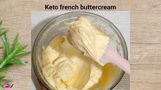 Keto french buttercream / Keto dessert