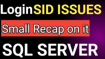 SQL Logins SID || SQL Server Login Vs Users || Login Update Command || How to Update  SID ||