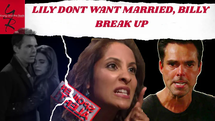 CBS Y&R Spoilers Billy will break up after Lily refuses to marry, Will he come back to Victoria?