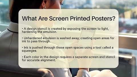 What Are Screen Printed Posters? - Graphic Design Nerd