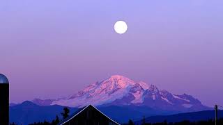 Moon Rise over the Barn