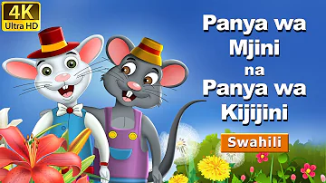 Panya wa Mjini na Panya wa Kijijini | Town Mouse & Country Mouse  in Swahili| Swahili Fairy Tales