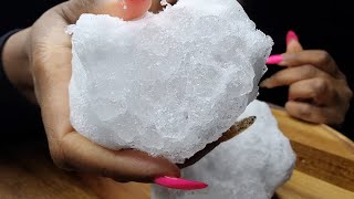 SONIC ICE CHUNKS COVERED IN POWDERY ICE | #iceeating #asmr #asmrice