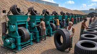 Untold! Top 5 Most Insane Tire Recycling & Amazing Manufacturing  Processes Still Used Today!
