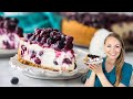 A Very Berry and Balanced Blueberry Cheesecake