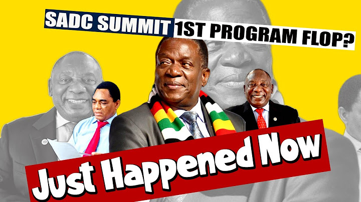 WATCH LIVE; SADC Summit Flop Fears as 1st Program Kicks of, What Happened?