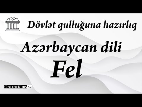 Fel  Əsas nitq hissəsi