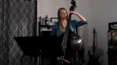 Bass Eb Major two octave scale and arp tutorial