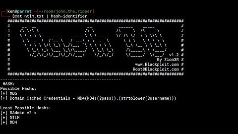 This tool is very helpful identify the different types of hashes used to encrypt data and passwords.
