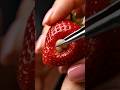You Won't Believe What's Inside This Strawberry 😱 #shorts #satisfying