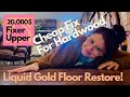 Cheap fixer upper floor hack liquid gold floor restore  frugal renovation this ole shack ep111