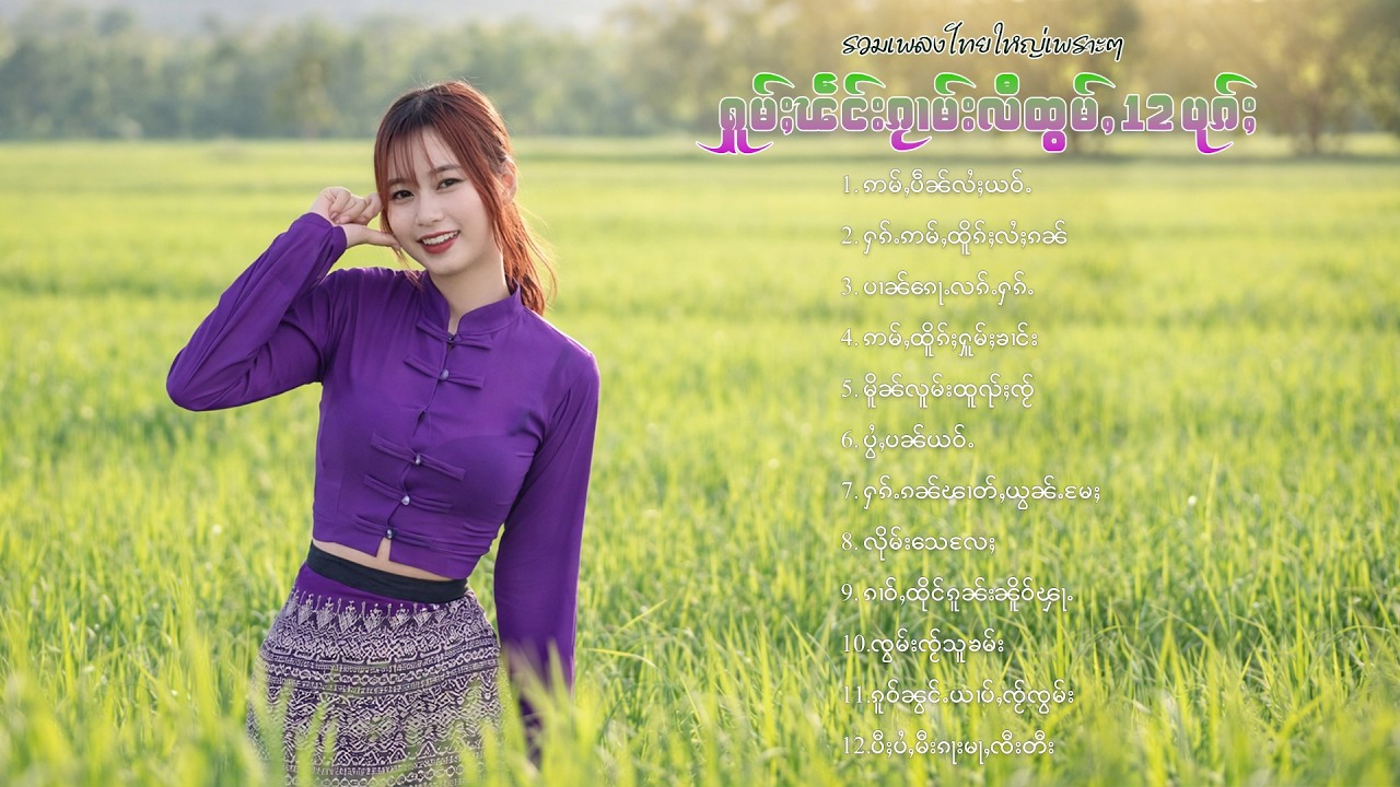 เพลงไทยใหญ่เพราะๆ | ႁူမ်ႈၽဵင်းၵႂၢမ်းလီထွမ်ႇ 12 ပုၵ်ႈ
