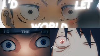 Anime Edits Tiktok Compilation - LET THE WORLD BURN FOR YOU 🔥 Part 1