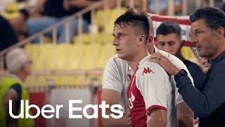 Bringing food to the game - Driver is here | Uber Eats
