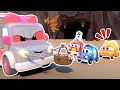 Where are the babies? EVIL AMBULANCE took them to SCARY CAVE! | Cars &amp; Trucks Rescue for Kids