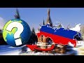 На каком материке находится Россия?