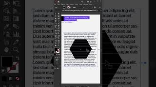 How to wrap text around objects in Adobe Illustrator | Quick tutorial | #adobeillustrator #tutorial
