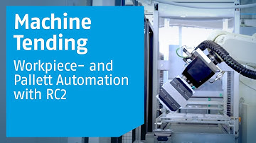 Machine Tending -  Workpiece & pallet automation with the R-C2 example 2