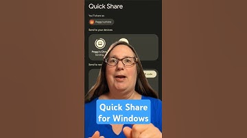Use Quick Share for Windows to easily share files with your Android devices